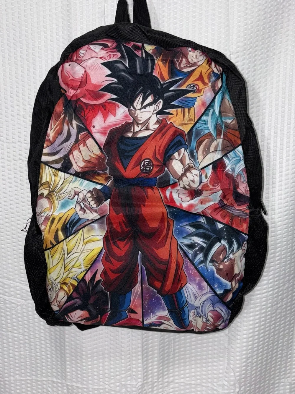 New! Dragon Ball Z Goku Graphic Backpack Set